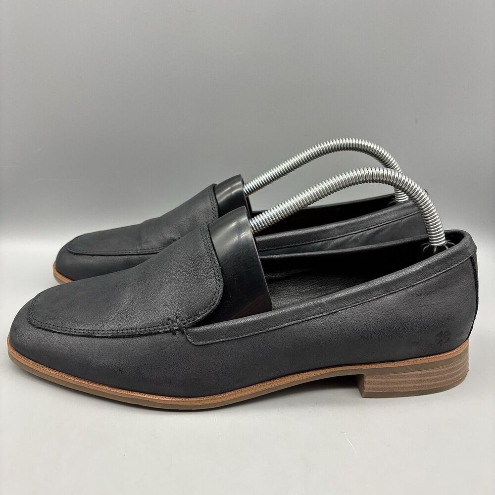 Lucky Brand Laurien Loafers Women's Size 10 M Black Leather Slip On